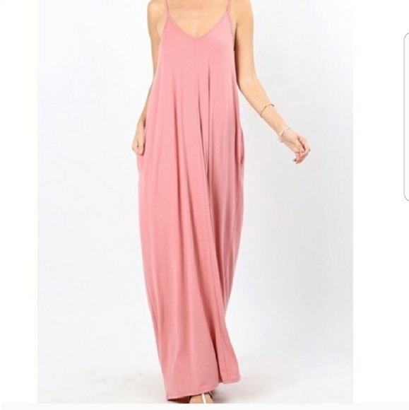 💥LAST 1💥 Cocoon Oversized maxi dress w/ pockets - Picture 3 of 4